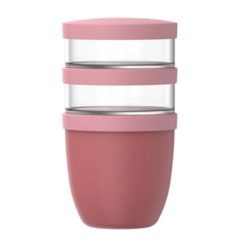 Mepal Ellipse tredelad 500 ml + 2 x 200 ml isolerad matlåda Standard | Mauve | Inget reklamtryck | Inte tillgängligt | Inte tillgängligt