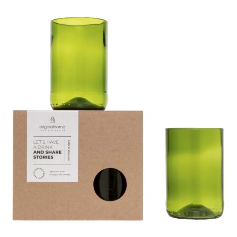 Originalhome 280 ml glasuppsättning Standard | Grön | Inget reklamtryck | Inte tillgängligt | Inte tillgängligt