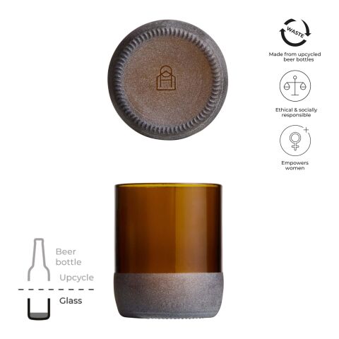 Originalhome 160 ml glas Standard | Brun | Inget reklamtryck | Inte tillgängligt | Inte tillgängligt