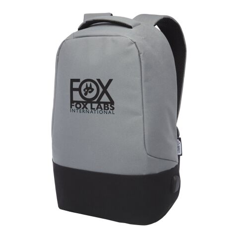 Cover RPET stöldskyddad ryggsäck Standard | Grå | Inget reklamtryck | Inte tillgängligt | Inte tillgängligt | Inte tillgängligt