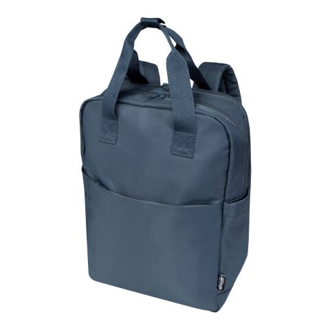 Resa 14 tum Aware™ laptopväska för resor av återvunnet material på 9 l Hale Blue
