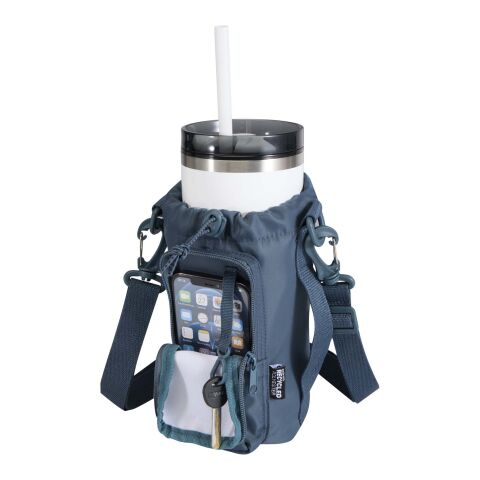 Trip Aware™ reseflaskväska av återvunnet material på 2 l Standard | Hale Blue | Inget reklamtryck | Inte tillgängligt | Inte tillgängligt | Inte tillgängligt