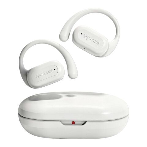 Boompods Sportpods-hörlurar vit