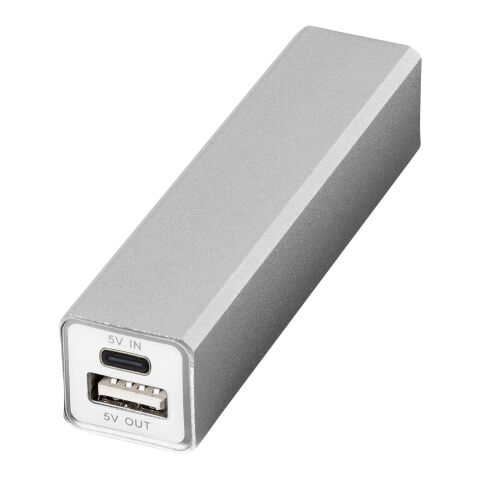 2200 mAh Volt powerbank Standard | Silver | Inget reklamtryck | Inte tillgängligt | Inte tillgängligt