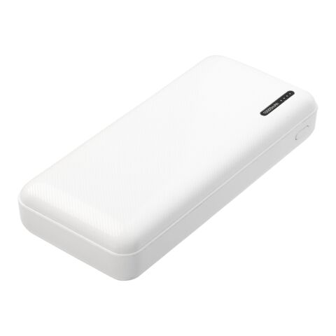 Komprimera 10 000 mAh powerbank med hög densitet Standard | vit | Inget reklamtryck | Inte tillgängligt | Inte tillgängligt