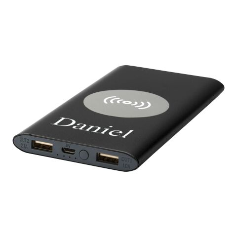 Juice 8 000 mAh trådlös powerbank Standard | svart | Inget reklamtryck | Inte tillgängligt | Inte tillgängligt