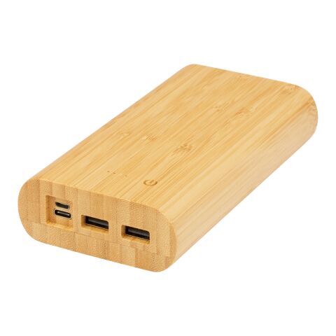 Tulda 20,000 mAh powerbank i bambu Standard | Natur | Inget reklamtryck | Inte tillgängligt | Inte tillgängligt