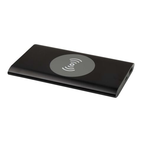 Juice trådlös 4 000 mAh Type C-powerbank i återvunnen aluminium  Svart