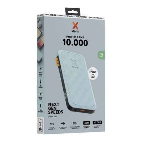 Xtorm FS510 Fuel Series 10 000 mAh 20 W powerbank Standard | Aquablå | Inget reklamtryck | Inte tillgängligt | Inte tillgängligt