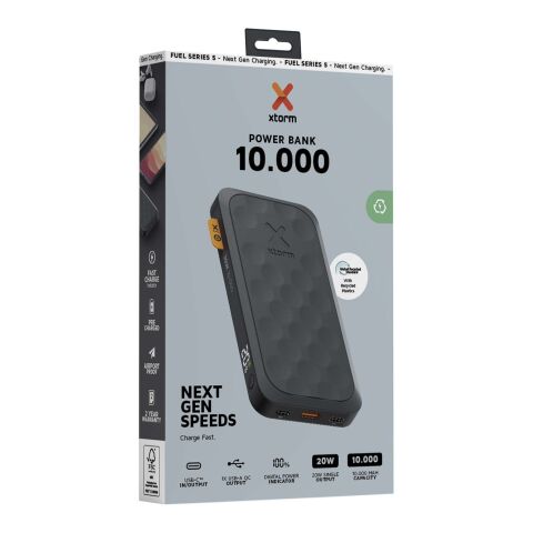 Xtorm FS510 Fuel Series 10 000 mAh 20 W powerbank Standard | Transparent svart | Inget reklamtryck | Inte tillgängligt | Inte tillgängligt