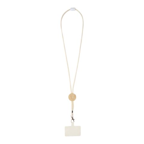 Adhab logoband för smartphone med detaljer i bambu Standard | Vit | Inget reklamtryck | Inte tillgängligt | Inte tillgängligt | Inte tillgängligt