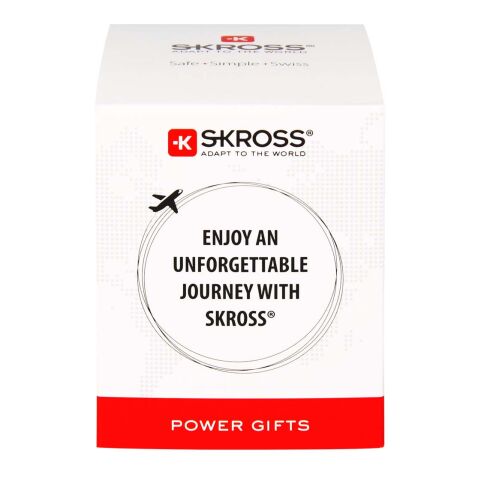 SKROSS® PRO Light USB AC30PD världsadapter vit
