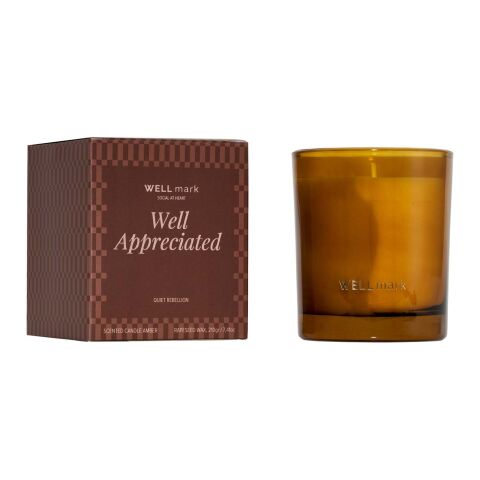 Wellmark Quiet Rebellion 210 g doftljus Rödbrun
