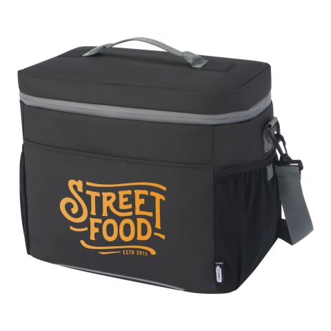 Aqua vattentålig kylväska av återvunna GRS-material med plats för 20 burkar, 22 l Standard | svart | Inget reklamtryck | Inte tillgängligt | Inte tillgängligt | Inte tillgängligt