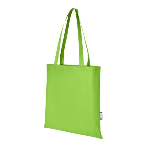 Zeus tygväska av GRS-återvunnen non-woven, 6 l Limegrön