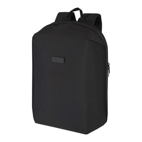 Luma stöldsäker 15 tums laptopväska av återvunna GRS-material, 10 l Svart