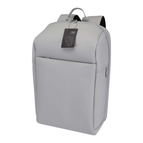 SMART 15" laptopväska av GRS-återvunnet material 18 L Ljusgrå