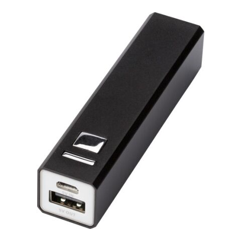 Laddare i aluminium med Li-ion batteri Svart | Inget reklamtryck | Inte tillgängligt | Inte tillgängligt