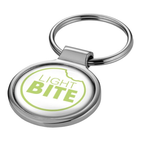 Nyckelring med rund metallbricka Standard | Silver | Inget reklamtryck | Inte tillgängligt | Inte tillgängligt | Inte tillgängligt