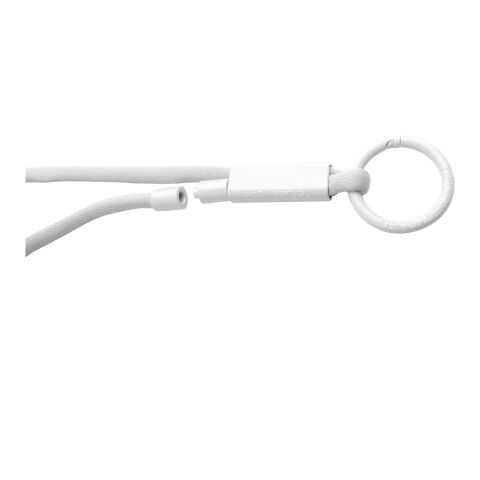 Tubyard logoband med elastiskt rör av återvunnen plast Vit | Inget reklamtryck | Inte tillgängligt | Inte tillgängligt