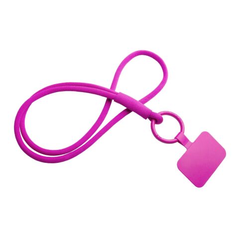 Tubyard logoband telefonhållare med elastiskt rör Rosa
