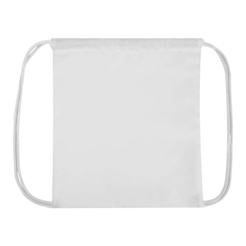 Clif RPET-väska med dragsko och sublimering vit-vit | Inget reklamtryck | Inte tillgängligt | Inte tillgängligt