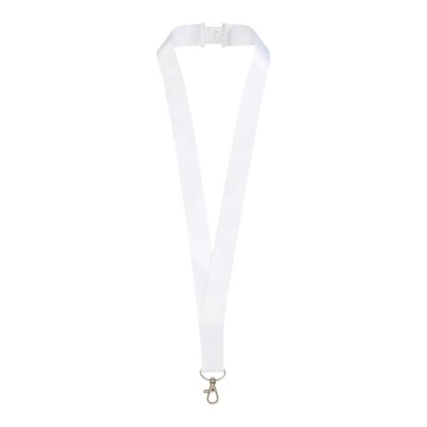 Addie återvunnen PET logoband Vit-Vit | 15mm | Sublimering | all over, front | 15 mm x 900 mm