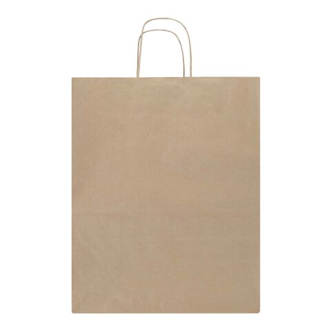 Kraft papperspåse 80–90 g/m2 med tvinnade handtag – 32 x 17 x 39 cm Kraftbrun | Inget reklamtryck | Inte tillgängligt | Inte tillgängligt