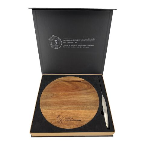 SCX.design K03 set med skärbräda i trä och kniv Natur | Inget reklamtryck | Inte tillgängligt | Inte tillgängligt