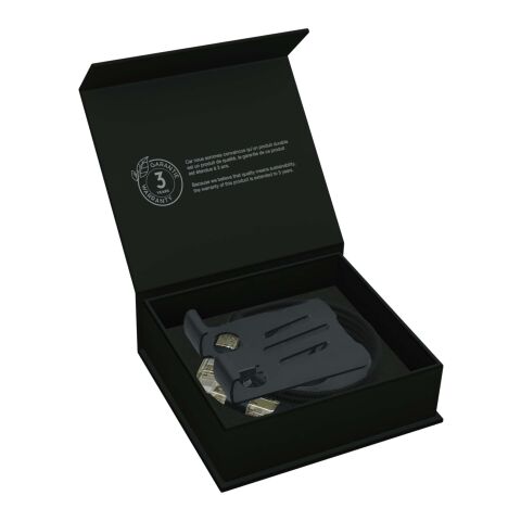 SCX.design O34 360° telefonställ med en 4-i-1 240 W laddningssladd  Gun Metal CT | Inget reklamtryck | Inte tillgängligt | Inte tillgängligt