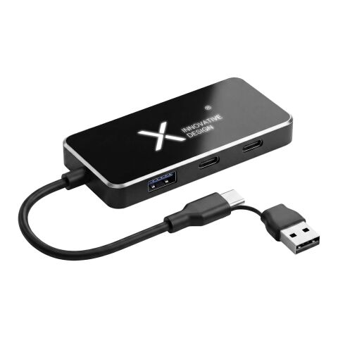 SCX.design H22 7-i-1 USB-hubb Svart