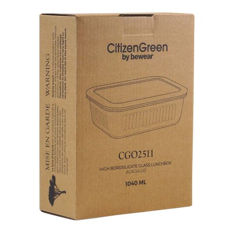 Citizen Green Purlunch 1000 ml lunchlåda i borosilikatglas vit