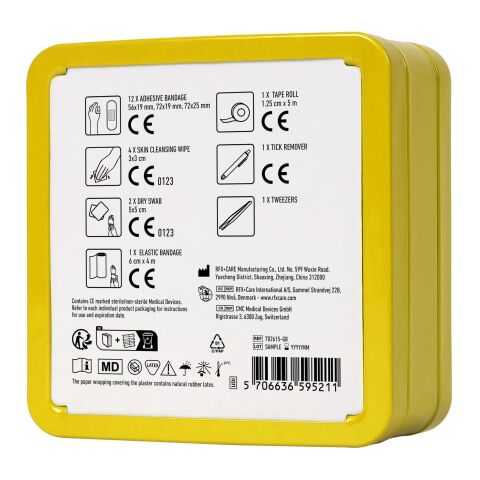 MyKit första hjälpen-kit i plåtburk för husdjur Gul | Inget reklamtryck | Inte tillgängligt | Inte tillgängligt