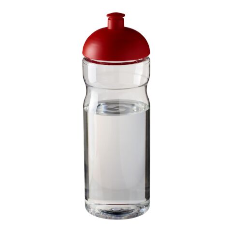H2O Base® 650 ml sportflaska med kupollock Transparent-Röd | Inget reklamtryck | Inte tillgängligt | Inte tillgängligt