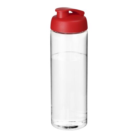 H2O Treble 850 ml sportflaska med uppfällbart lock Vit-Röd | Inget reklamtryck | Inte tillgängligt | Inte tillgängligt
