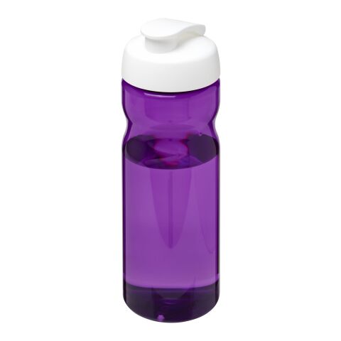 H2O Eco 650 ml sportflaska med uppfällbart lock Lila-Transparent | Inget reklamtryck | Inte tillgängligt | Inte tillgängligt