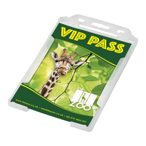 Pierre korthållare av återvunnen plast Vit | Inget reklamtryck | Inte tillgängligt | Inte tillgängligt