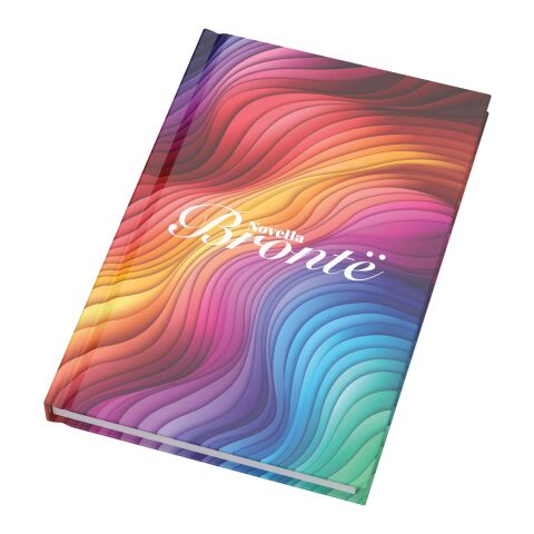 Novella Brontë glansig A5 anteckningsbok med hårt omslag , 100 ark Vit | Inget reklamtryck | Inte tillgängligt | Inte tillgängligt
