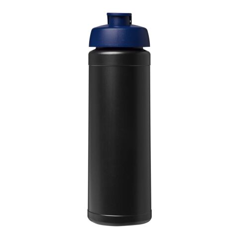 Baseline Rise sportflaska på 750 ml med uppfällbart lock Svart-Blå | Inget reklamtryck | Inte tillgängligt | Inte tillgängligt