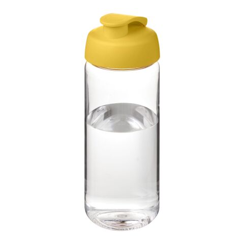 H2O Active® Octave Tritan™ 600 ml sportflaska med uppfällbart lock Transparent klar-Gul | Inget reklamtryck | Inte tillgängligt | Inte tillgängligt