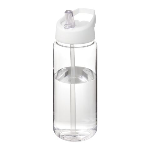 H2O Active® Octave Tritan™ 600 ml sportflaska med piplock Transparent-Vit | Inget reklamtryck | Inte tillgängligt | Inte tillgängligt