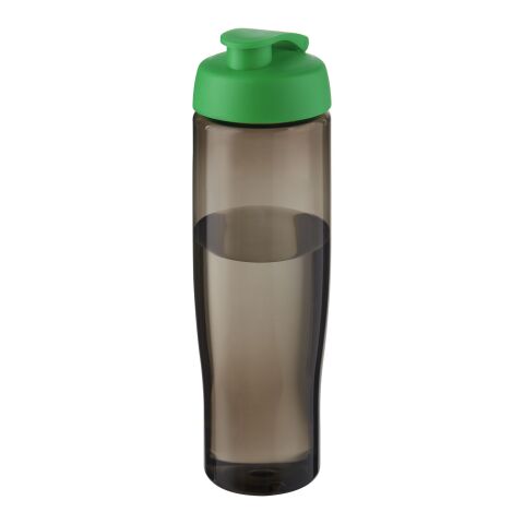 H2O Active® Eco Tempo 700 ml sportflaska med uppfällbart lock Grön-Heather Charcoal | Inget reklamtryck | Inte tillgängligt | Inte tillgängligt