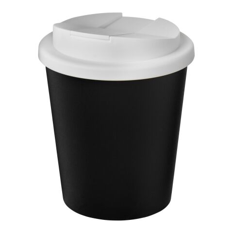 Americano® Espresso Eco 250 ml återvunnen termomugg med spillsäkert lock Svart-Vit
