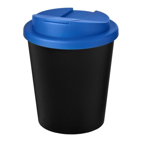 Americano® Espresso Eco 250 ml återvunnen termomugg med spillsäkert lock Svart-Mellanblå | Inget reklamtryck | Inte tillgängligt | Inte tillgängligt