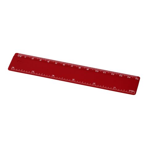 Renzo 15 cm plastlinjal Röd