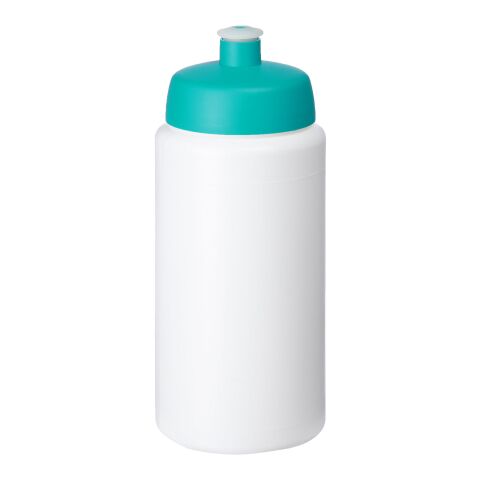 Baseline® Plus grip 500 ml sportflaska med sportlock Vit-Aqua