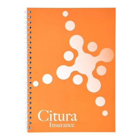 Desk-Mate® A5 anteckningsblock med syntetiskt omslag vit | Inget reklamtryck | Inte tillgängligt | Inte tillgängligt