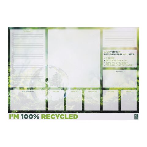 Desk-Mate® A2-anteckningsblock med återvunnet papper vit | 25 pages | Inget reklamtryck | Inte tillgängligt | Inte tillgängligt