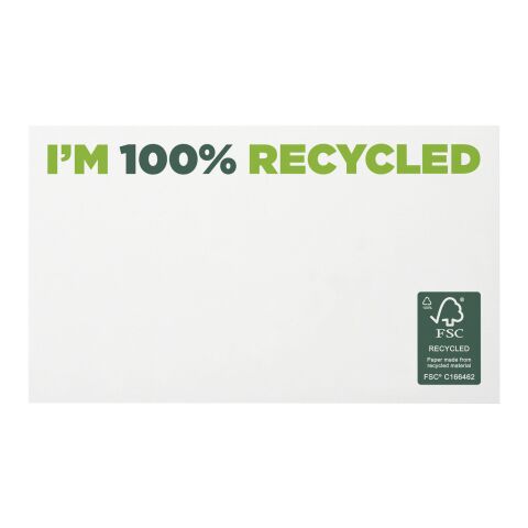 Sticky-Mate® klisterlappar av återvunnet papper 127 x 75 mm vit | 25 pages | Inget reklamtryck | Inte tillgängligt | Inte tillgängligt