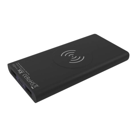 SCX.design P40 10 000 mAh upplyst trådlös powerbank i gummi Standard | Svart / Blå | Inget reklamtryck | Inte tillgängligt | Inte tillgängligt